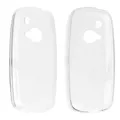 caseroxx Schutzhülle für Nokia 3310 2G (2017) in weiß-transparent – Flexibles TPU-Case aus stoßfestem Gummi, passgenaue Handy-Tasche mit Kantenschutz & rutschfestem Grip