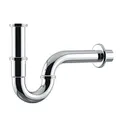 VARIOSAN Universal Röhrensiphon/Siphon für Waschbecken 12951, 1 1/4" x 32 mm, Edelstahl, verchromt