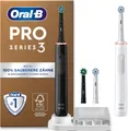 Oral-B Pro 3 Elektrische Zahnbürste Doppelpack 4 Aufsteckbürsten Timer