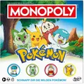 Hasbro Spiel Monopoly Pokémon, Brettspiel, mit 4 Pokémon als Spielfigur