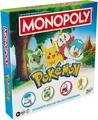 Hasbro Monopoly Pokémon Edition, Familien-Brettspiel mit 4 Pokémon-Spielfiguren