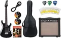 starkes Ibanez GSA60-BKN E-Gitarren Black Night SET inkl Gigbag Amp Zuberhör