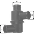Gates TH14580 Thermostat Kühlmittel für LADA NIVA NOVA TOSCANA 2105 2104 2121