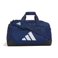 adidas Unisex Training Defender Duffle Bag SMALL, Dark Blue/White, One Size