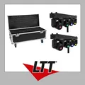 EUROLITE Set 2x LED TMH Bar S120 + Case mit Rollen