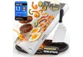NTG Nutzfahrzeug Technik GmbH Grillplattenaufsatz Plancha Grillplatte Edelstahl 40×30cm Spachtel I Rostfrei+formstabil, Edelstahl