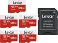 Lexar Micro SD 128GB 5er Pack UHS-I U3 A1 V30 C1