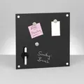 Zeller Glas-Magnettafel 40,0 x 40,0 cm schwarz 11602