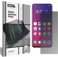 Schutzfolie für Oppo Find X Blickschutzfolie matt Folie Display Schutz dipos