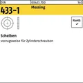 100er PACK(Stk)  000433700009130000 Scheibe DIN 433-1 13 x20 x2 Messing