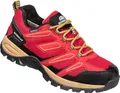 NORDCAP wasserdichte Trekkingschuhe für Damen und Herren, robuste Sportschuhe mit griffiger Profilsohle, Outdoor Sneaker – leicht & vielseitig, rot, Gr. 43