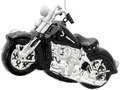 SIKORA Chopper Motorrad schwarz besondere Weihnachtskugel Glas Christbaumschmuck Deko Figur Weihnachten Anhänger Ornament - Trend Line - BS910