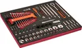 Bahco Fit&Go 3/3 Werkzeugeinlage mit Steckschlüssel-Satz - 93-tlg.