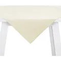 Pichler Tischwäsche Cordoba Mitteldecke 100x100 cm | perle - weiß