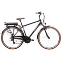 Schiano Ride E-Bike Trekking 28 Zoll 21-Gang 374 Wh schwarz