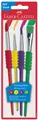 FABER CASTELL Synthetikhaarpinsel 4-teiliges Set