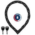 ABUS Kabelschloss Steel-O-Flex Iven 8200 / 110 cm Fahrradschloss schwarz
