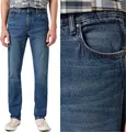 WRANGLER, Herren Jeanshosen, Straight fit, FRONTIER, W33 L30, Blau, Jeans, baggyjeans, buggy