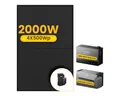 Anker Balkonkraftwerk 2000W Anker SOLIX Solarbank Power Dock mit Solarbank 3 Pro Speicher, (Power Dock und 4x 500Wp Solarmodule im Lieferumfang enthalten), Speicher mit integriertem Wechselrichter, All-in-One 2,68kWh Akku