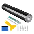 6D Autocollant Carbone Film, Haute Brillance 6D Autocollant Voiture Fibre Vin...
