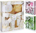 BRUBAKER Cosmetics Bade- und Dusch Set Vanille Rosen Minze Duft - 5-teiliges Geschenkset