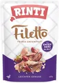 Rinti | Filetto | Hähnchenfilets in Gelee - 100g Beutel - Ente und Entenherzen