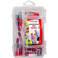 fischer DuoPower-Box mini 2K 553109 Universaldübel-Sortiment, 85-teilig