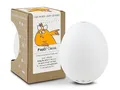 PiepEi Classic Weiß - Singende Eieruhr zum Mitkochen - Eierkocher für 3 Härtegrade - Piep Ei mit 3 Melodien - Lustiges Kochei - Musik Eggtimer - Brainstream