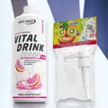 Best Body Low Carb Mineraldrink Vital Drink Getränke Sirup mit Dosierpumpe 1Ltr