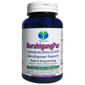 BERUHIGUNG Pur 180 Kapseln PFLANZLICHES BERUHIGUNGSMITTEL mit Baldrian Hopfen Melisse Lavendel Johanniskraut Passionsblume. Innere RUHE & ENTSPANNUNG. 26720-180