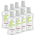 alkmene Mein Teebaumöl antibakterielle Mundspülung 8x 500 ml mit 6fach Schutz - naturreines Teebaumöl, vegan & klimaneutral - Mundwasser für starke Zähne & gesundes Zahnfleisch - Zahnspülung