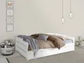 OTTO home Daybett "REETE " Kinderbett, mit Schubkasten, 2 Schlafplätze, FSC® zertifiziertes Massivholz (Kiefer), klassischer Landhausstil