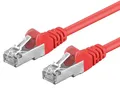 PremiumCord Patchkabel CAT6a S-FTP, RJ45-RJ45, AWG 26/7 7m Farbe Rot