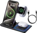 Ladestation iPhone Apple Watch 3in1 MagSafe Ladegerät Induktive Wireless Charger