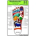Fussreflexzonen Therapie - Fusssohle- Medizinische Taschen-Karte