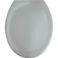 Wenko Premium WC-Sitz Ottana Duroplast/Edelstahl grau