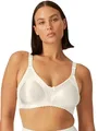 Naturana® Minimizer BH ohne Bügel [Cup B-G] I Maximaler Halt Dank durchdachter Schnittführung & Breiten Trägern I BH Minimizer für eine optisch kleinere Cupgröße 80 Champagner F