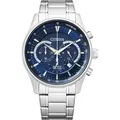Herrenuhr CITIZEN AN8190-51L in Marineblau, speziell für das Schwimmen geeignet. - Blau