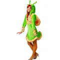 Orlob Damen Kostüm Kleid Schnecke Karneval Fasching Gr. 34/36