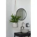finestgreen Blumenampel Hanging Patt, Frostfest & UV-beständig – für Innen- und Außenbereich grau Ø 20.0 cm x 16.5 cm