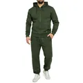 Cozalp Herren Jogging Anzug Grün Gr. L