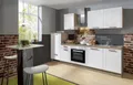 Küchenzeile mit Elektrogeräten White Premium Landhaus 270 cm ohne Geschirrspüler