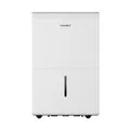 Comfee Luftentfeuchter, 30 L/24 H, Raumgröße ca. 180 M³, 80 M², Intelligenter Entfeuchtermodus, für Wohnung, Bad und Keller, 24 H Timer, Wassertank 3 L, Weiß, MDDP-30DEN7