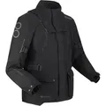 Bering Motorradjacke Lakefield GTX wasserdichte Motorrad Textiljacke herausnehmbares Innenfutter,wasserdicht schwarz L