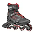Rollerblade ZETRABLADE, Inline Skates für Männer, Fitness Inliner, Schwarz/Rot, 47/47.5