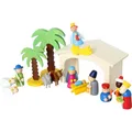 Inware 102831 - Weihnachtskrippe aus Holz 16 Teile aus Holz NEU