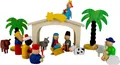 Inware 102831 - Weihnachtskrippe aus Holz 16 Teile aus Holz NEU