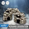 🗻ZooPaul Keramik Deko Dekoration Aquarium Terrarium Felsen Berg Steinwand Höhle