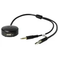 vhbw AUX USB Audio Adapter Kabel KFZ Radio (30 cm) kompatibel mit BMW ab Bj. 11/2008 Series 7 Auto, Autoradio - USB, Bluetooth