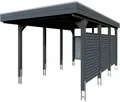 Skanholz Einzelcarport Friesland Set 11, BxT: 314x555 cm, 241 cm Einfahrtshöhe
